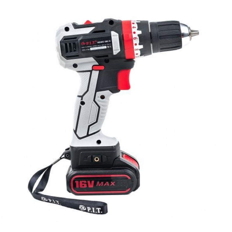Шуруповерт бесщеточный P.I.T. PID03002-16M2/BL