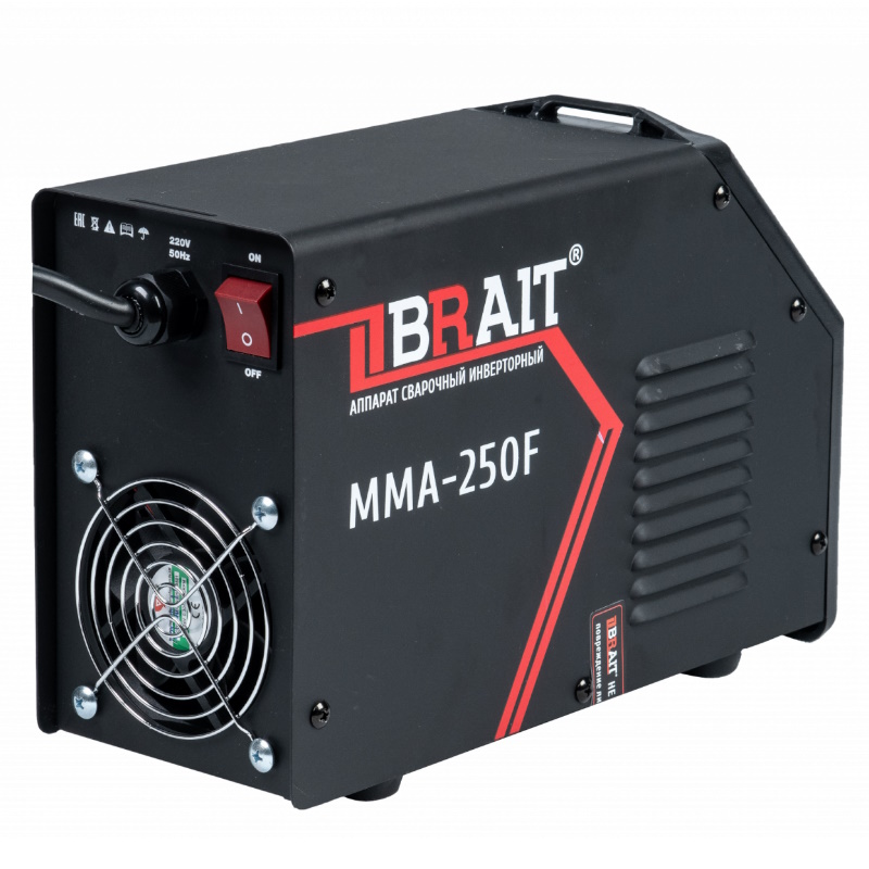 Инвертор сварочный Brait MMA-250F 18.01.023.043, 20-250А, d.1,6-5 мм в Череповце