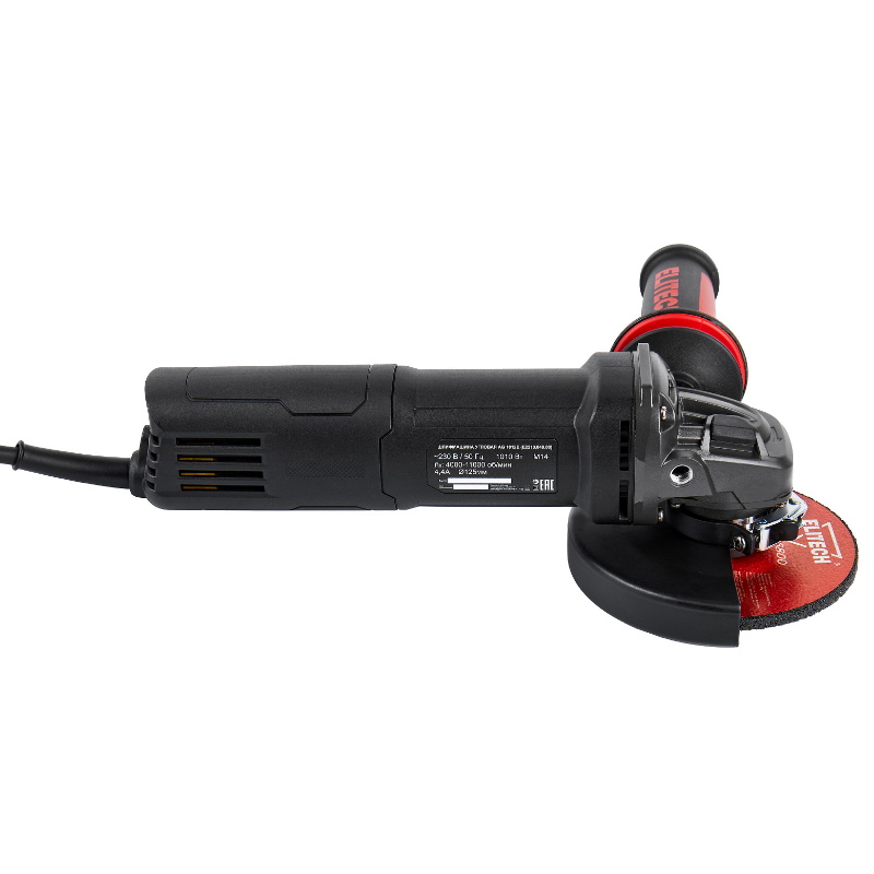 Угловая шлифмашина (болгарка) Elitech AG 1012E E2213.048.00 205368, 125 мм, 1010 Вт, плавный пуск в Кинешме