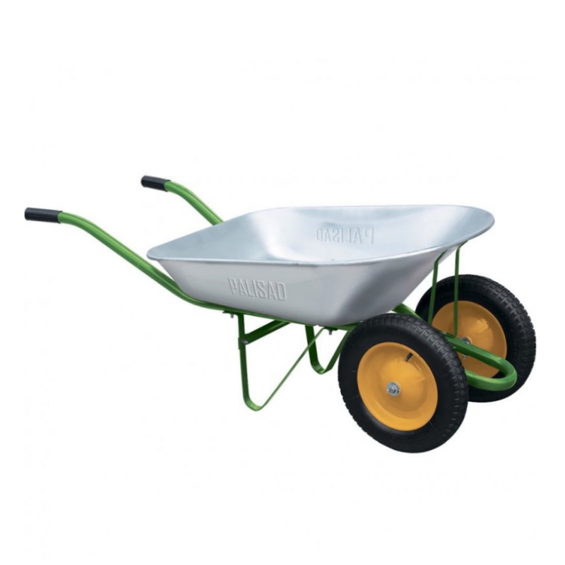 Тачка садовая Palisad 689223 2-х колесная грузоподъемность 170 кг объем 78 л 5019₽