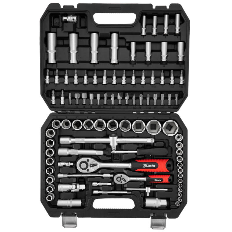 Набор инструментов MTX 13530, 1/2", 1/4", пластиковый кейс, 94 предмета  в Костроме