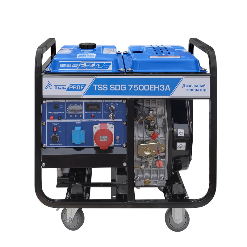 Дизельный генератор ТСС TSS SDG 7500EH3A, 100027
