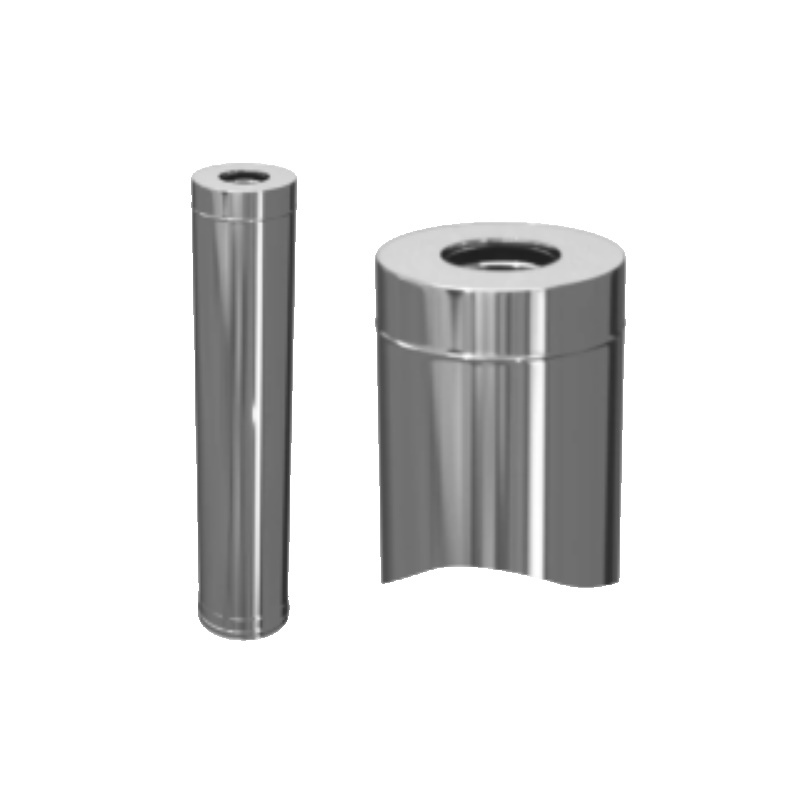 Сэндвич Ferrum УТ-00001419, 1.0 м, 430/1.0 мм + нерж + cerablanket, ф150х210