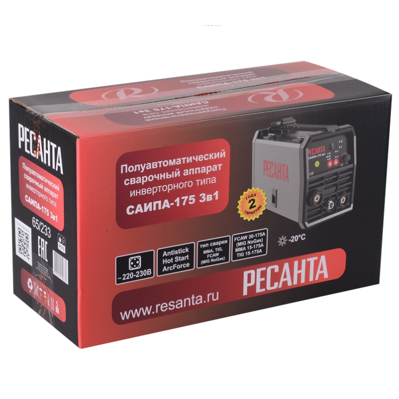 Сварочный полуавтомат Ресанта САИПА-175 65/233, 3в1 в Переславле