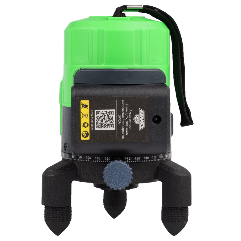 Лазерный нивелир с зеленым лучом AMO LN 2V Green 821302 в Кинешме