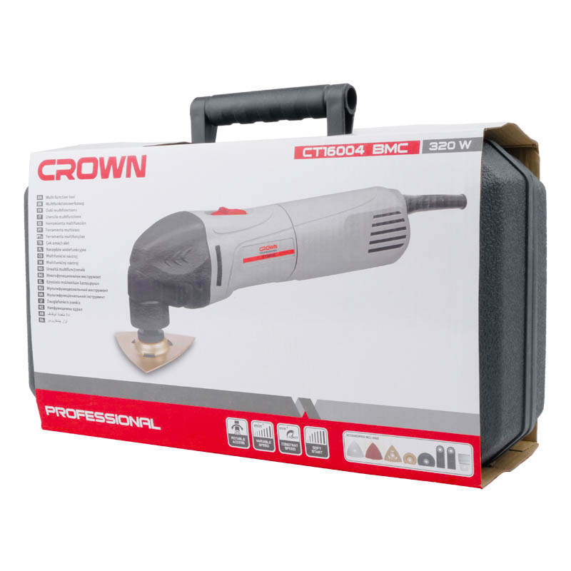 Электрический реноватор Crown CT16004 BMC 6000-20000 оборотовмин угол 32 кейс