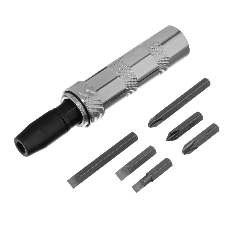 Отвертка ударно-поворотная с битами Matrix 11575, 1/2", 7 шт., PH + SL, CrV, металлическая рукоятка в Муроме