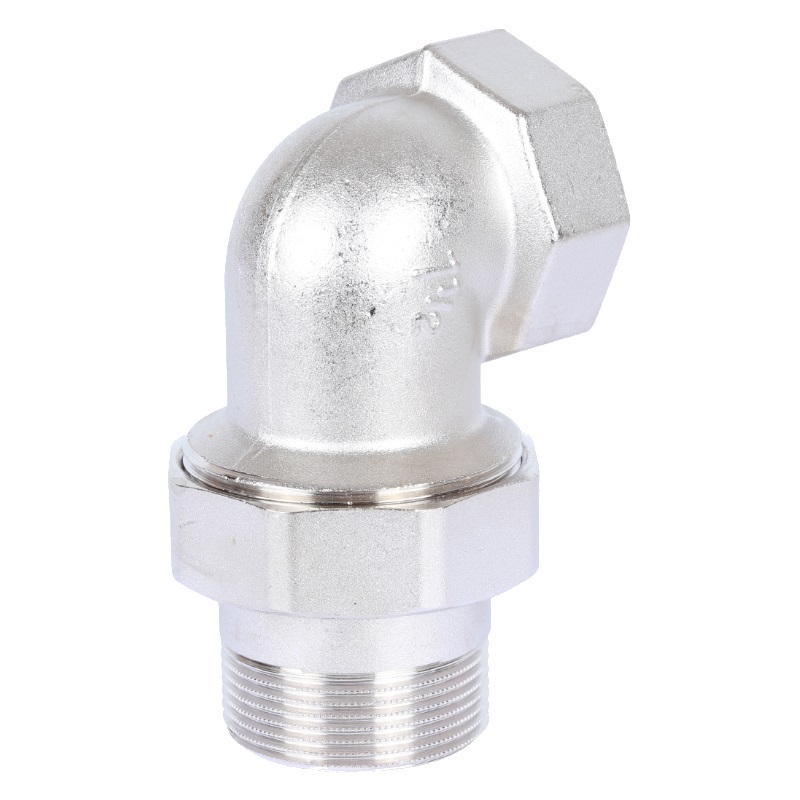 Американка угловая Stout SFT-0057-000114 ВН, 1"1/4, уплотнение под гайкой o-ring кольцо, никелированное в Твери