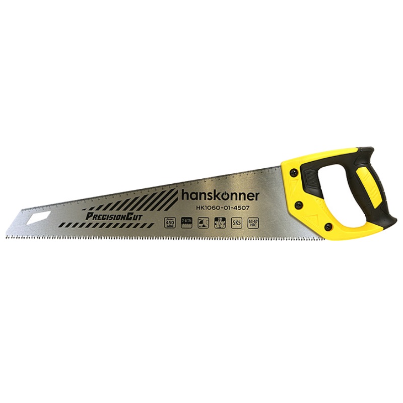 Ножовка по дереву Hanskonner HK1060-01-4507 (450 мм, 7-8 TPI, SK5, 3D зуб) в Иваново