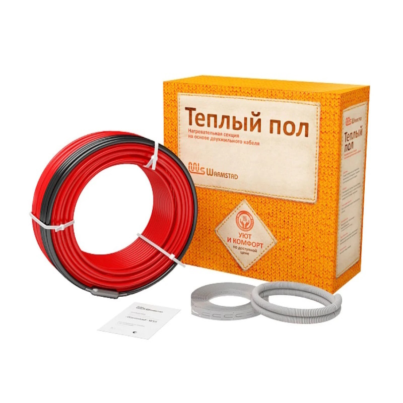 Кабель нагревательный Warmstad WSS 100035665100, 126,0 м/1890 Вт