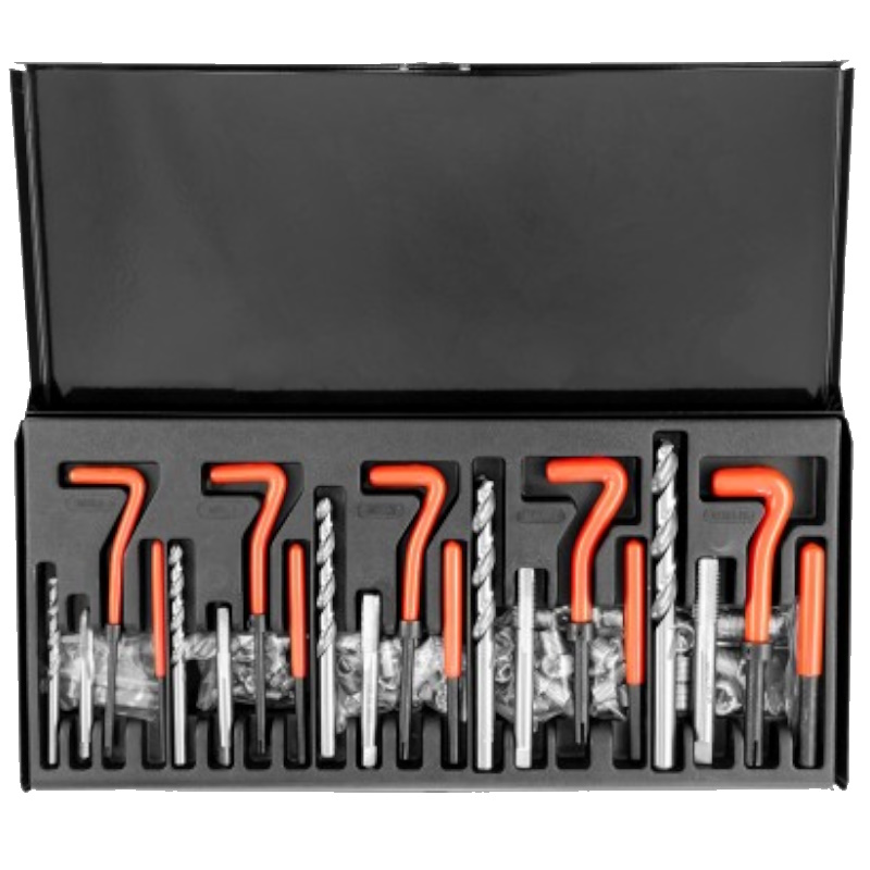 Набор для восстановления резьбы Thorvik TRIS131 053171, M5-M12, 131 предмет