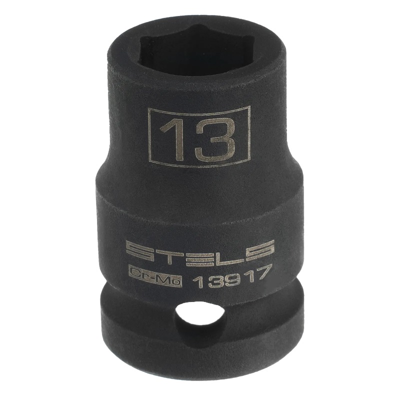 Головка ударная шестигранная Stels 13917, 13 мм, 1/2", CrMo в Туле