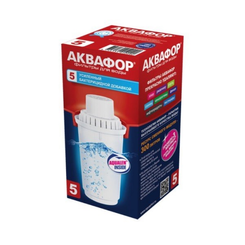 Картридж к фильтру для воды Аквафор В100-5 390₽
