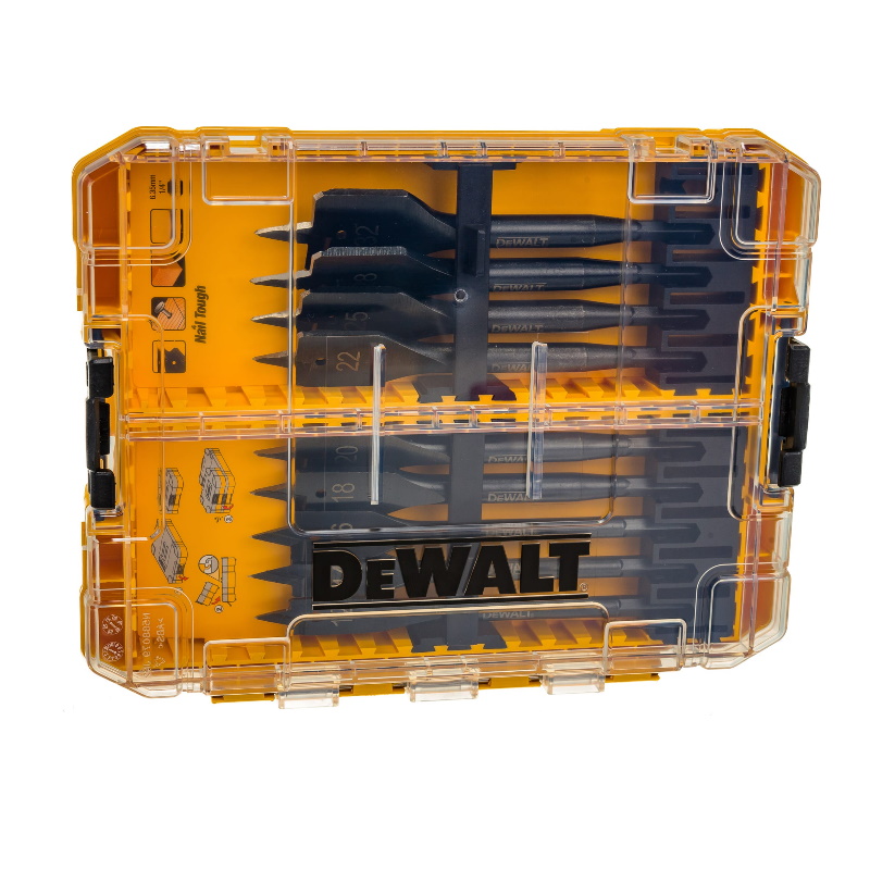 Набор сверл перьевых DeWalt IMPACT 12-32 мм, 8 штук в Костроме