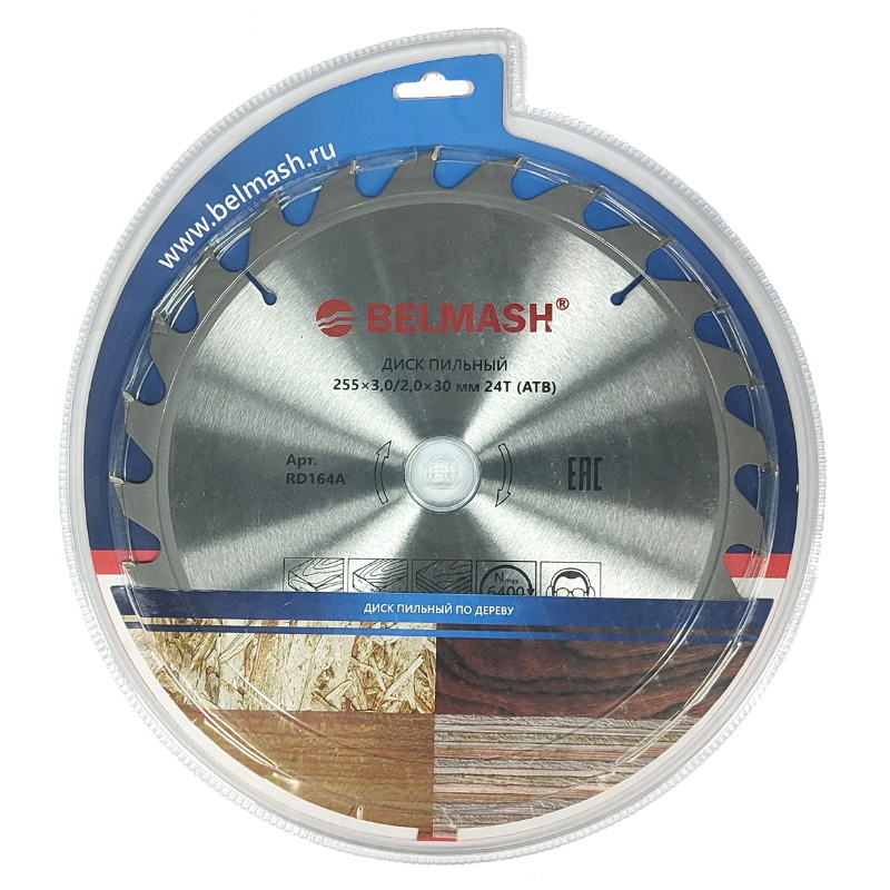 Диск пильный Belmash RD164A, 255x3,0/2,0x30, 24T в Иваново