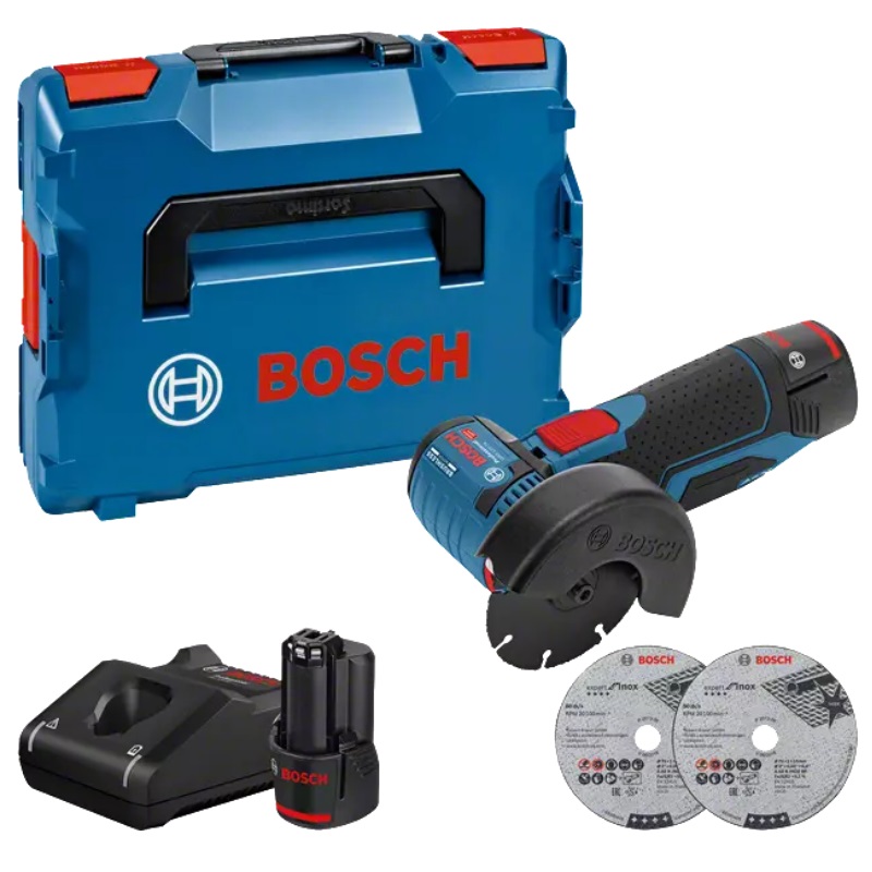 Угловая шлифмашина (болгарка) аккумуляторная Bosch GWS 12V-76 0.601.9F2.00B, 76 мм, 12 В, в кейсе в Угличе