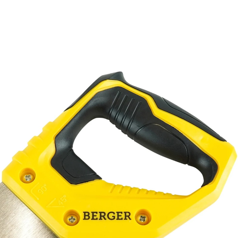 Ножовка по дереву Berger "ХОЛЬЦ" BG1842, 450 мм, 3D заточка, 7TPI  в Рыбинске