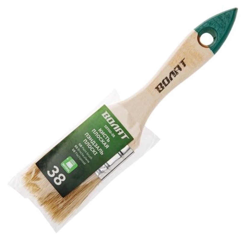 Кисть плоская Волат 10700-38 15-38 мм 30₽