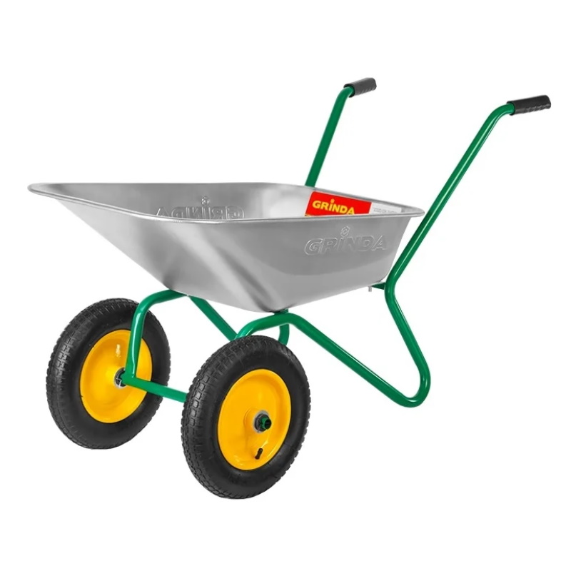 Тачка Grinda 422400_z01 садовая двухколесная 80 л грузоподъемность 120 кг 4514₽