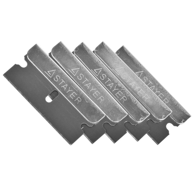 Лезвия сменные для скребков Stayer "MASTER" 08549-S5_z01 для артикулов 0853, 08533, 08535, тип Н01, 40мм, 5шт в Череповце