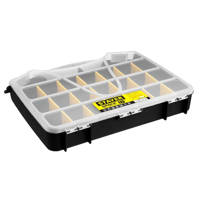 Пластиковый органайзер Stayer SPACE-18 38038-18, с 21 ячейкой, 455х355х70мм,18" в Муроме