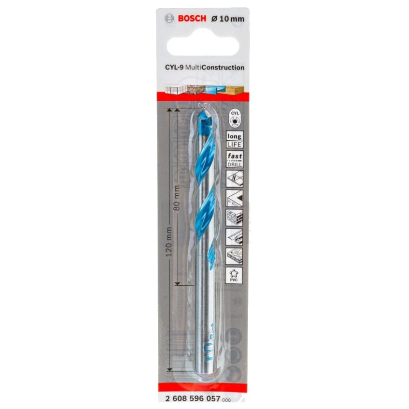 Сверло Bosch MULTI Construction 2.608.596.057, 10x120 мм в Вологде