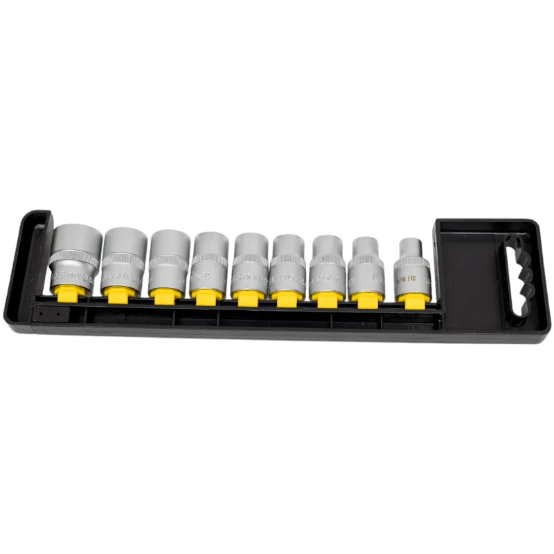 Набор головок торцевых Berger BG2039, 1/2", Spline, 9 предметов  во Владимире
