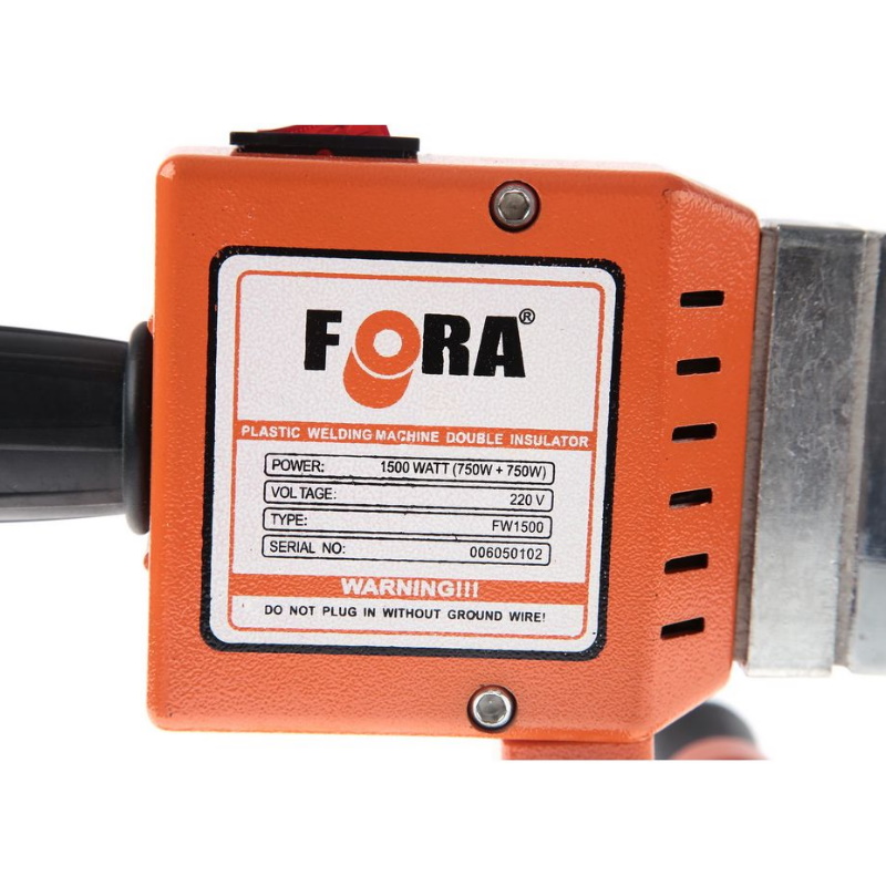 Сварочный аппарат для п/п труб Fora 1500W оранж.ящ.