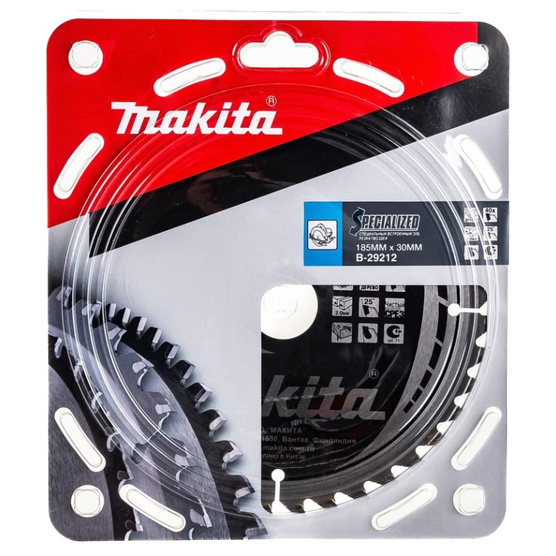 Пильный диск для демонтажных работ Makita B-29212, 185x30x2/1.25x40T в Коврове