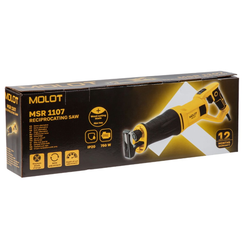 Сабельная пила Molot MSR 1107 1334961 в Череповце
