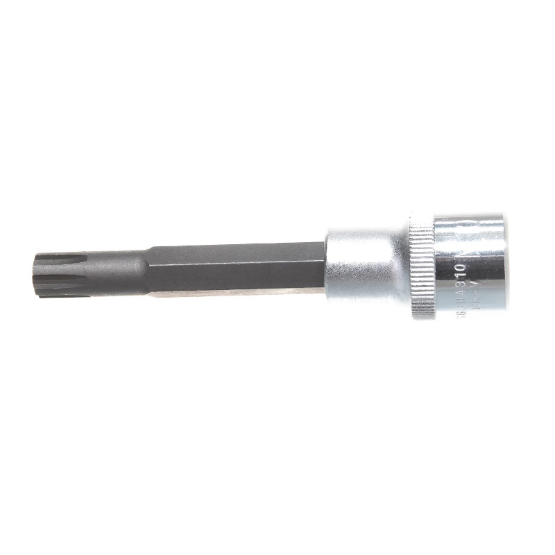 Торцевая насадка Jonnesway S63H4310 049452, 1/2"DR, с вставкой-битой RIBE для болтов ГБЦ двигателей VAG, М10S, 100 мм в Кинешме