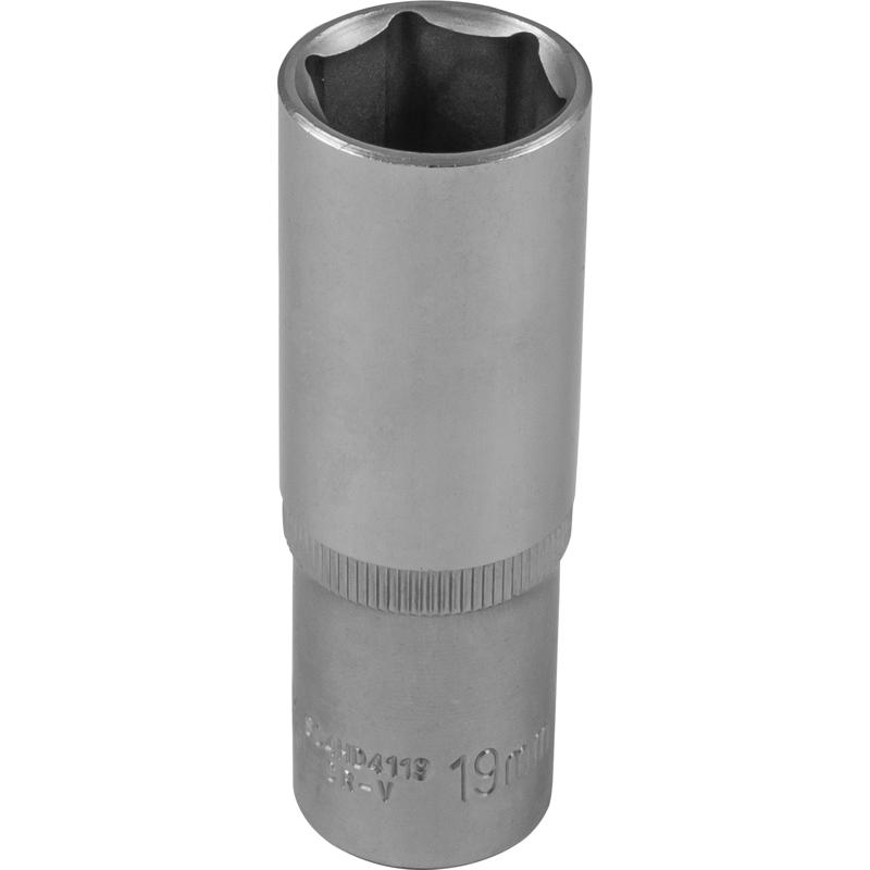 Головка торцевая ударная Jonnesway S04HD4119 (глубокая, 1/2"DR, размер 19мм, шестигранная) в Иваново