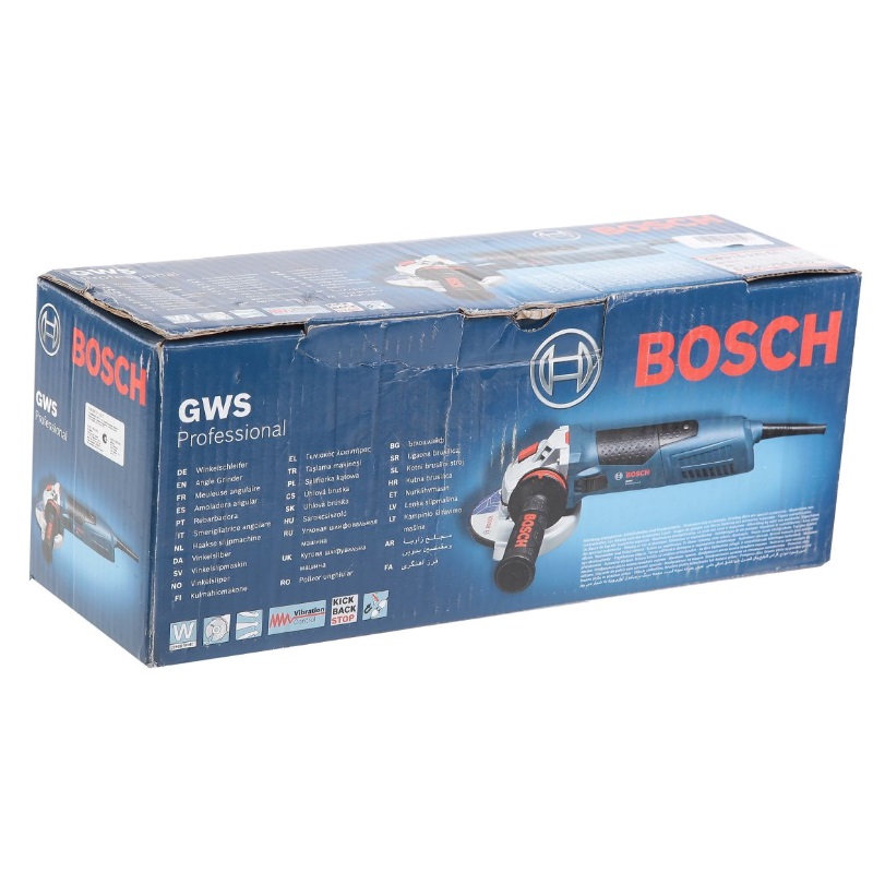 Угловая шлифмашина (болгарка) Bosch GWS 15-125 CI 0.601.795.002, 125 мм, 1500 Вт, плавный пуск, регулировка оборотов в Рыбинске