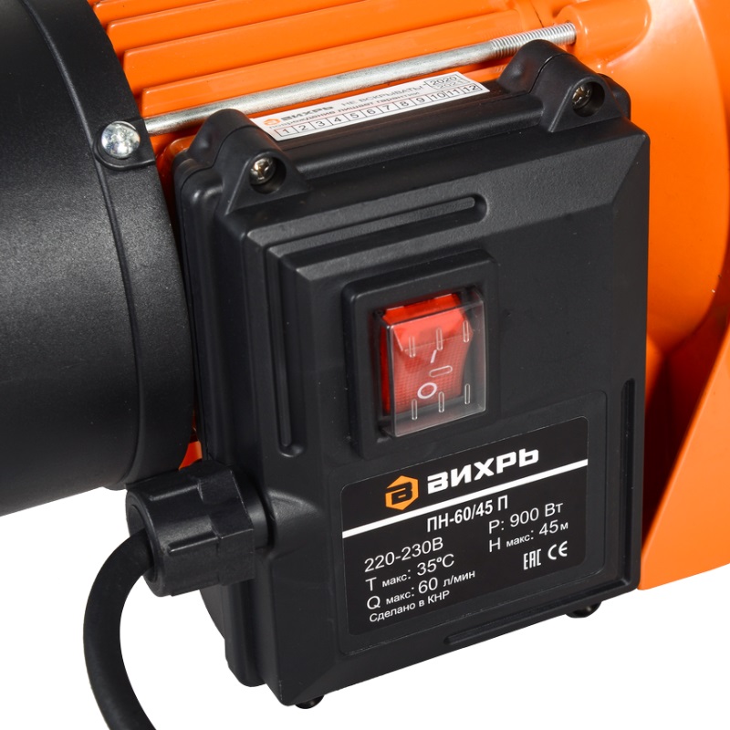 Поверхностный насос Вихрь ПН-60/45 П 68/4/12 4606059037552