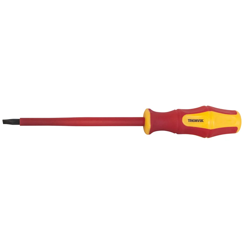 Отвертка стержневая Thorvik SDLI817 052176 диэлектрическая шлицевая VDE 1000V, SL8x175 мм в Иваново