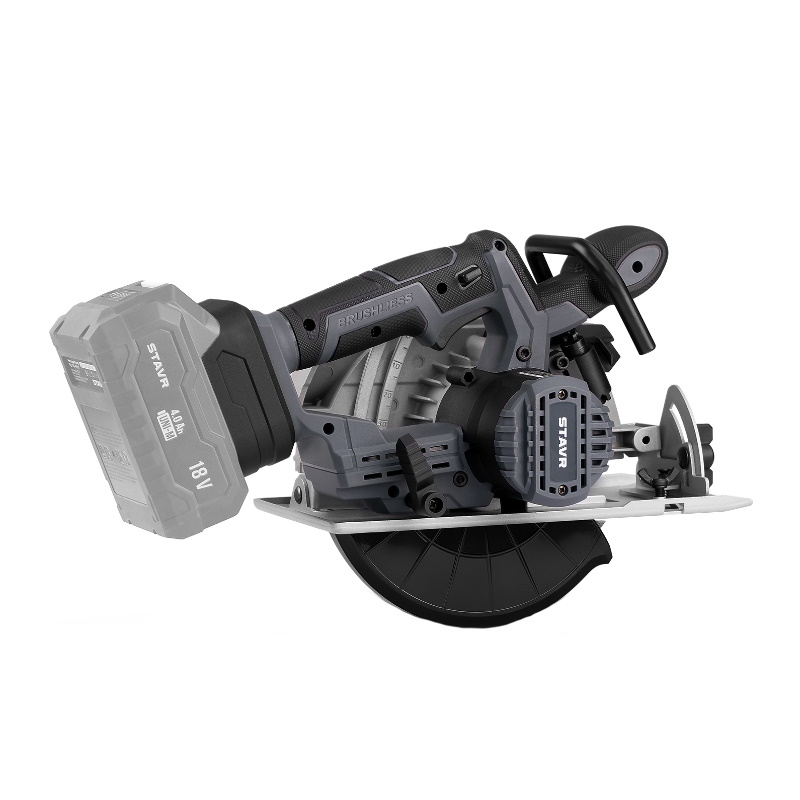 Пила дисковая аккумуляторная Stavr SCW 18BL-165 18V UNI-M 9021000076, 165мм, BL, диск 165х20мм, без АКБ и ЗУ, диск, упор в Муроме