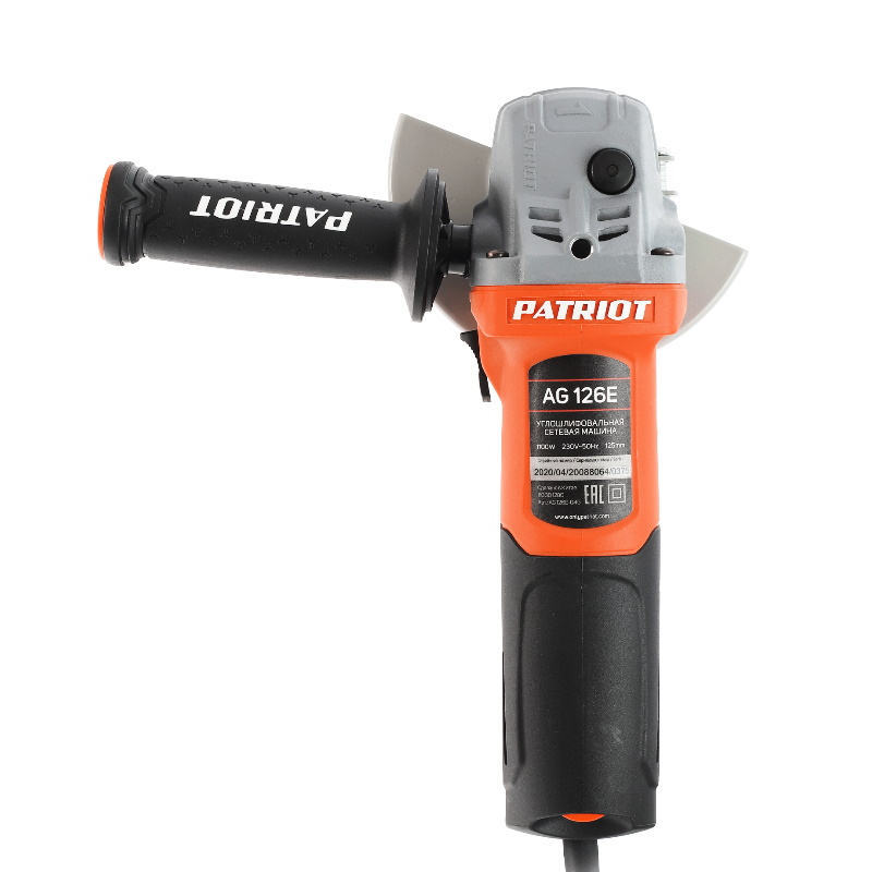 Угловая шлифмашина (болгарка) Patriot AG 126 E, 125 мм, 1100 Вт, регулировка оборотов в Переславле