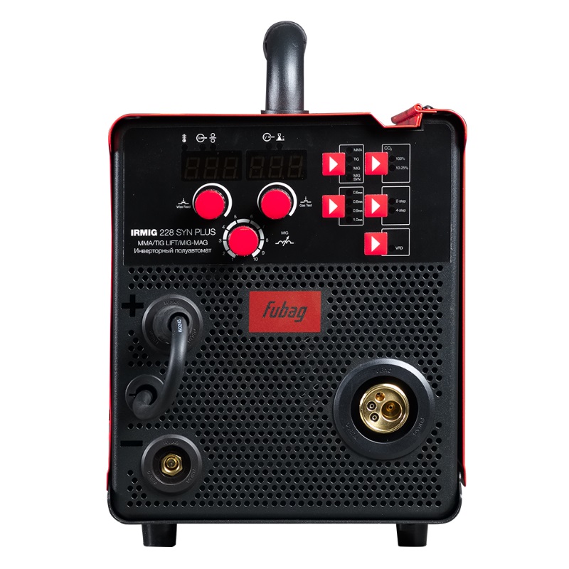 Сварочный полуавтомат инвертор Fubag IRMIG 228 SYN PLUS комплект с горелкой FB 250 3m синергетический