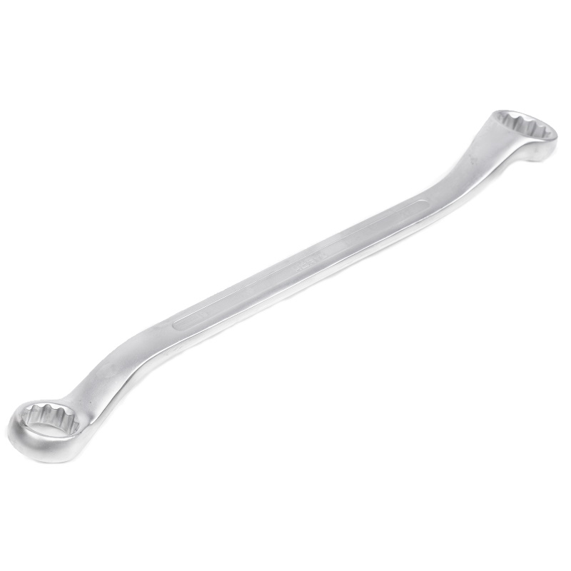 Ключ накидной двусторонний Hortz 103536, 19х22, хромирование