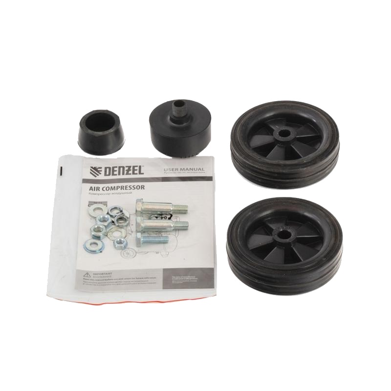 Компрессор воздушный безмасляный Denzel DLC130024 58171 13 кВт 206 лмин 24 л