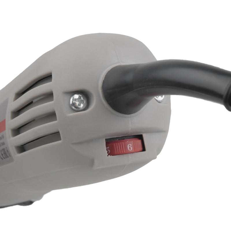 Прямая шлифмашина Crown CT13307 бытовая по дереву и металлу цанга 6 мм доп ручка