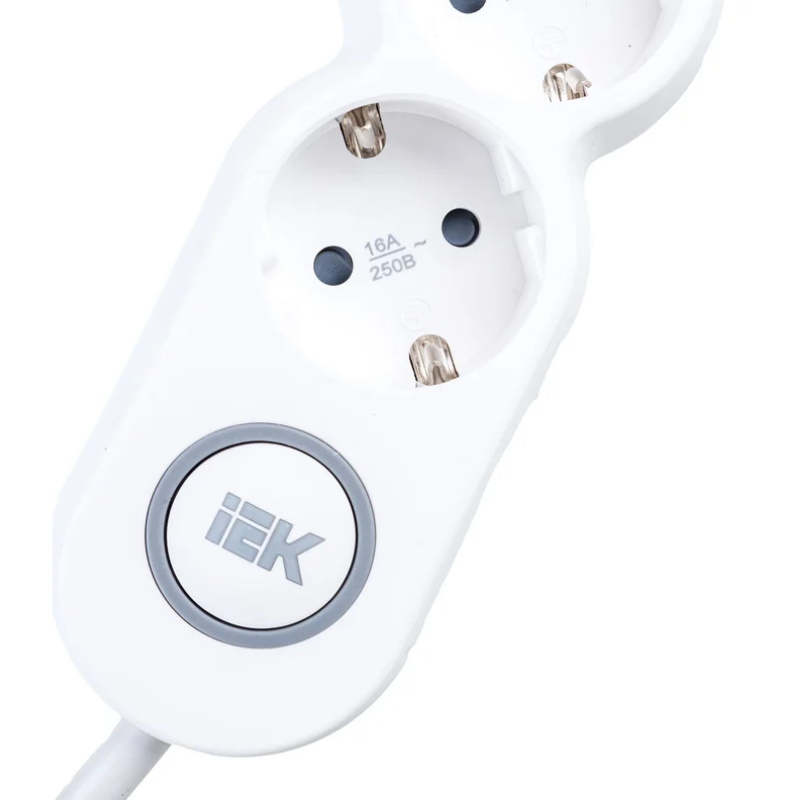 Удлинитель IEK UNO У05В WYP53-16-05-05-ZK, 5 мест, 2P+PE/5м, 3х1,5мм2, 16А/250В в Угличе