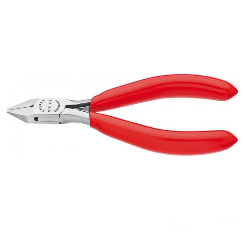 Бокорезы для электроники Knipex KN-7721115N округлая головка 115 мм обливные ручки2 7189₽
