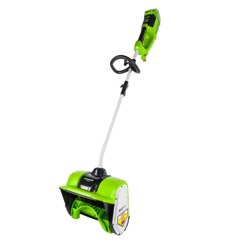 Снегоуборщик аккумуляторный Greenworks 2600807UA, 40V, 30 см, бесщеточный, с 1хАКБ 2 Ач и ЗУ в Ярославле