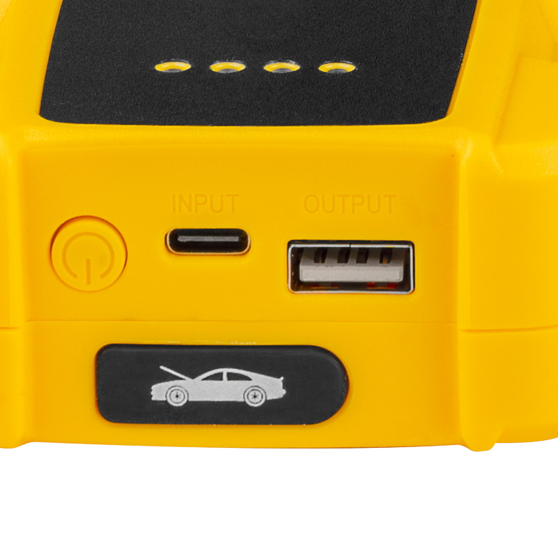 Аккумуляторное пуско-зарядное устройство Kolner KBJS 400/8, 400А, 12В, Li-lon 8Ач, USB-C 5В(1А), фонарь (пуск.кабель), 4610092016375