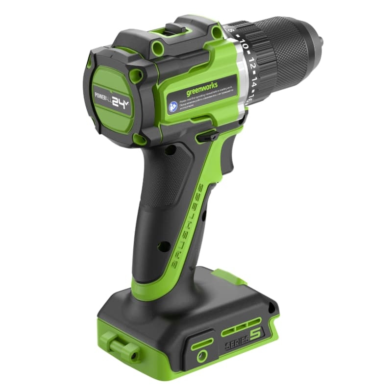 Дрель-шуруповерт аккумуляторный Greenworks DD560 3708407, 24В, б/щ (без АКБ и ЗУ)