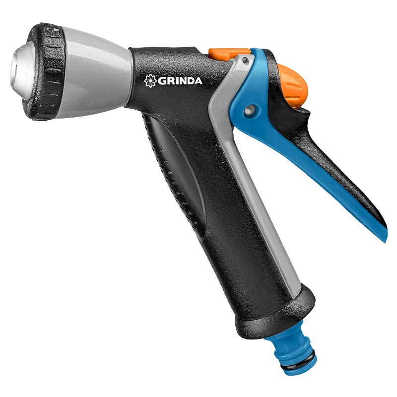 Поливочный пистолет Grinda PROLine BM-R 8-427311_z02, плавная регулировка, курок сзади, металлический с TPR в Угличе