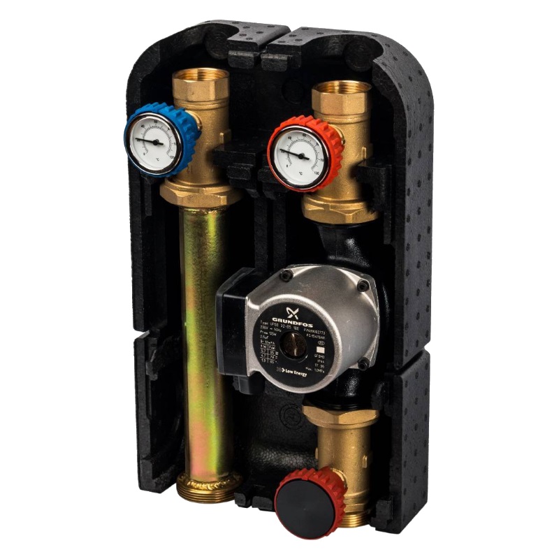 Насосная группа Stout SDG-0007-003202, с 3-х ходовым приводным смесителем 1 1/4" с насосом Grundfos UPSO 32-65 DN 32 в Кинешме