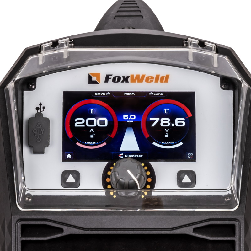 Сварочный полуавтомат FoxWeld SAGGIO MIG 200-S DP LCD PFC 9313 в Костроме