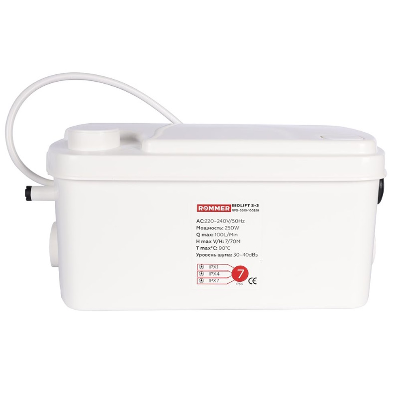 Канализационная насосная установка Rommer BIOLIFT S-3 RPD-0010-100250, 3х40 мм в Иваново
